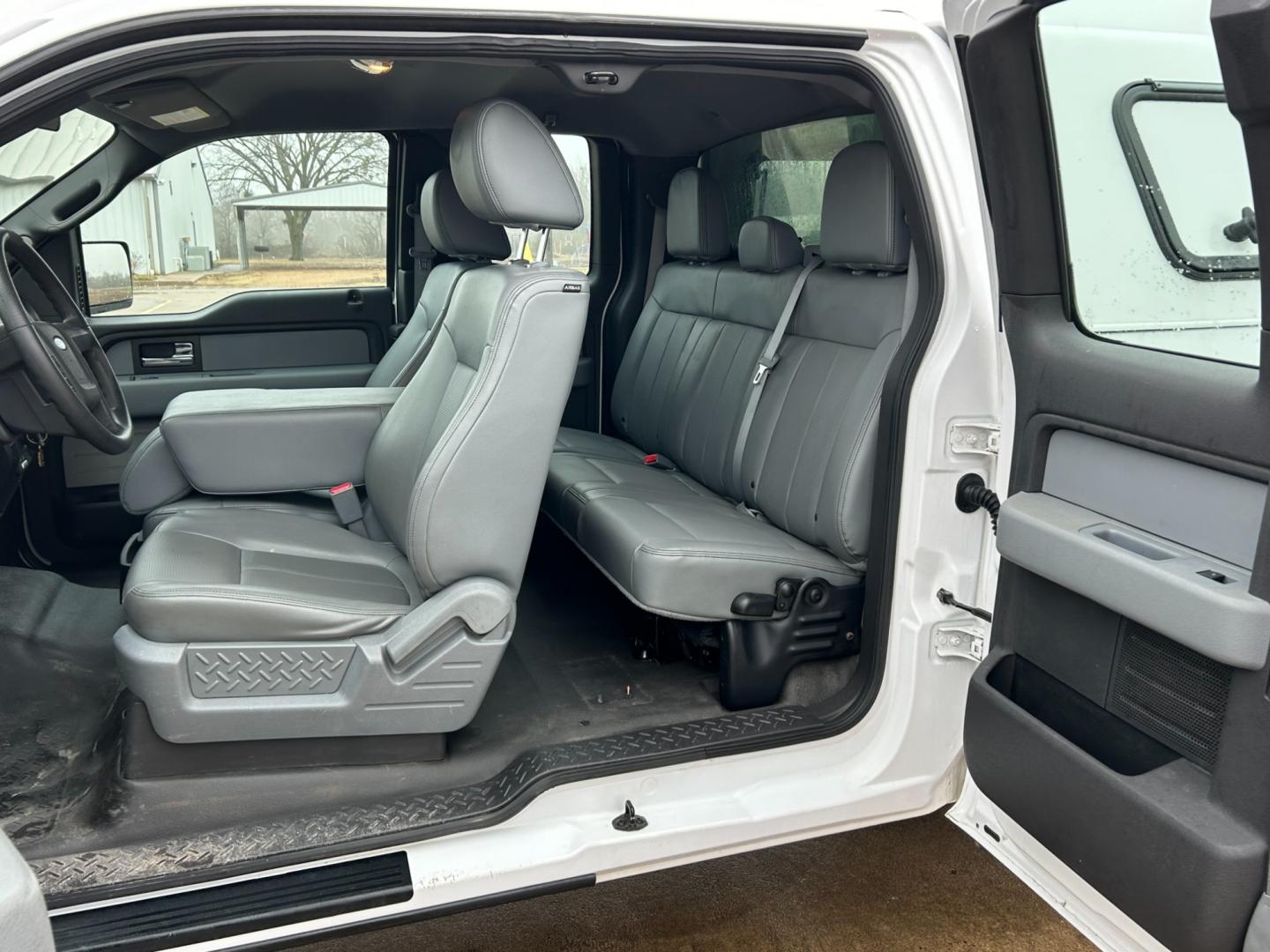 2014 White /Gray Ford F-150 (1FTEX1CM7EK) with an 3.7L V6 engine, 6-Speed Automatic transmission, located at 17760 Hwy 62, Morris, OK, 74445, (918) 733-4887, 35.609104, -95.877060 - Photo#14